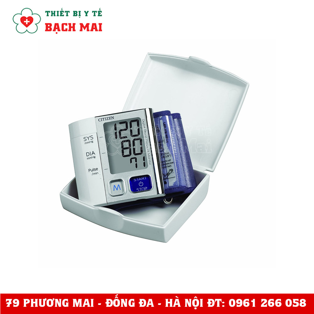 Máy Đo Huyết Áp Cổ Tay Citizen CH657 Máy Đo Huyết Áp Cổ Tay Citizen CH657