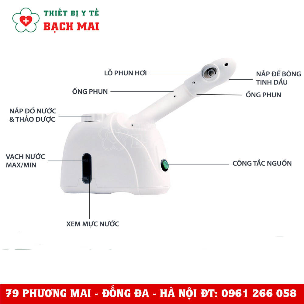 Máy Xông Hơi Mặt Kingdom K33S Máy Xông Hơi Mặt Kingdom K33S