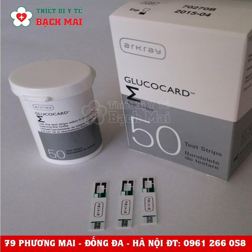 Que Thử Đường Huyết ARKRAY GLUCOCARD Que Thử Đường Huyết ARKRAY GLUCOCARD
