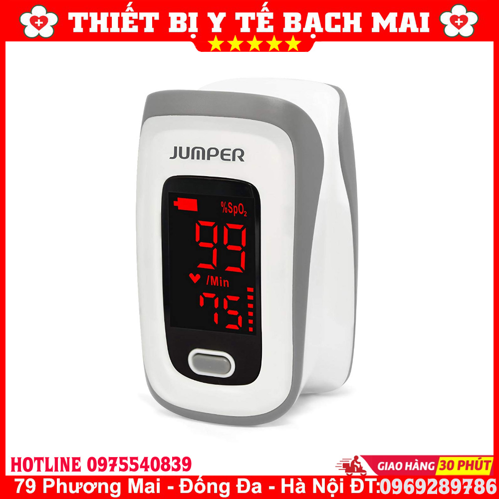 Máy Đo Nồng Độ Oxy SPO2 Và Nhịp Tim Jumper JPD-500E Máy Đo Nồng Độ Oxy SPO2 Và Nhịp Tim Jumper JPD-500E