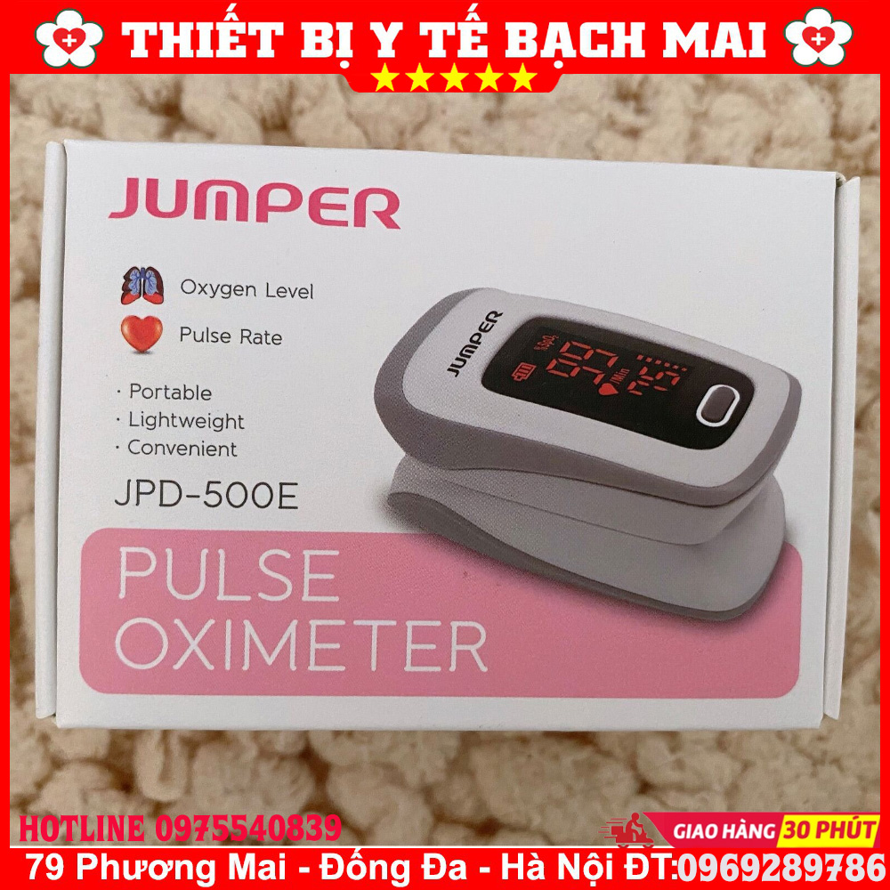 Máy Đo Nồng Độ Oxy SPO2 Và Nhịp Tim Jumper JPD-500E Máy Đo Nồng Độ Oxy SPO2 Và Nhịp Tim Jumper JPD-500E
